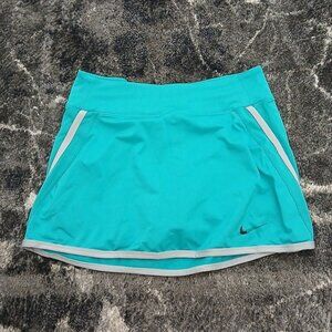 Nike Dri-fit tennis skirt size small aqua